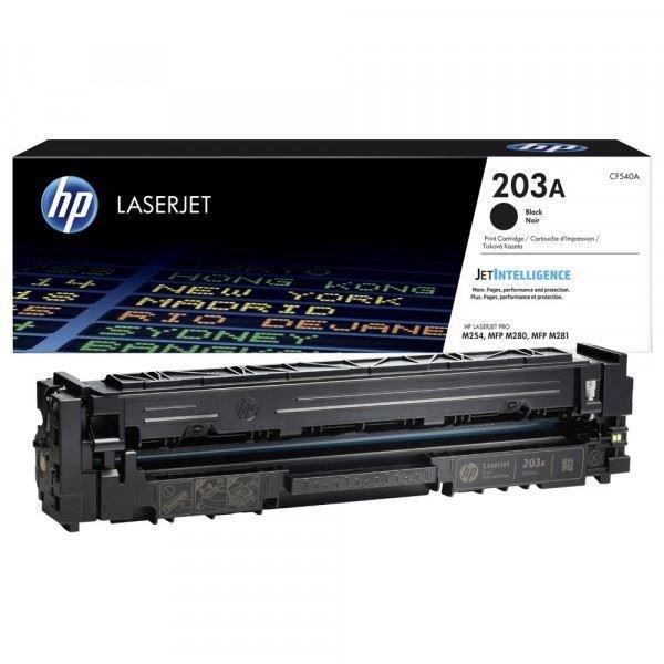 HP 203A Black Original LaserJet Toner Cartridge (CF540A)