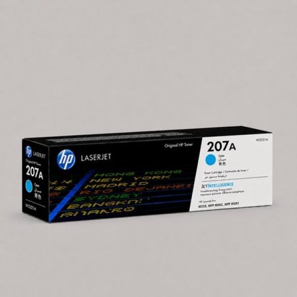 HP 207A Cyan Original LaserJet Toner Cartridge (W2211A)