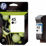 HP 45 Large Black Original Ink Cartridge (51645AE) In Lagos Nigeria