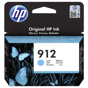 HP 912 Cyan Original Ink Cartridge (3YL77AE)