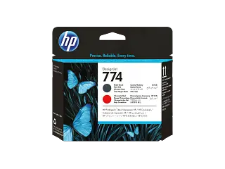 HP 774 Matte Black/Chromatic Red DesignJet Printhead (P2V97A)