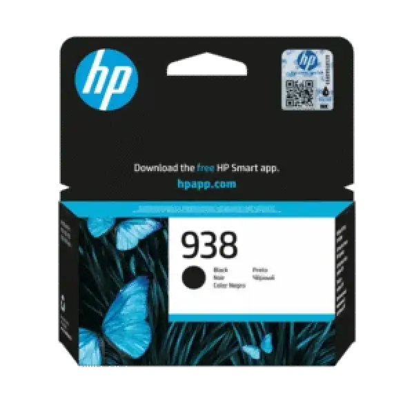 HP 938 Black Original Ink Cartridge (4S6X8PE)