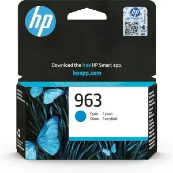 HP 963 Cyan Original Ink Cartridge (3JA23AE)