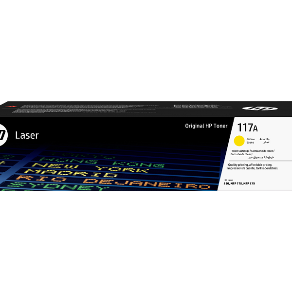 HP 117A Yellow Original Laser Toner Cartridge (W2072A)