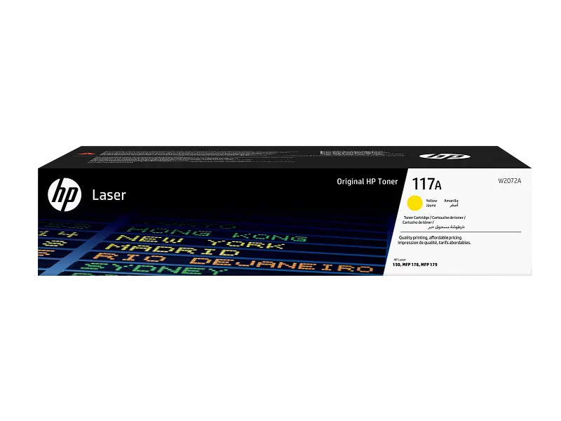 HP 117A Yellow Original Laser Toner Cartridge (W2072A)