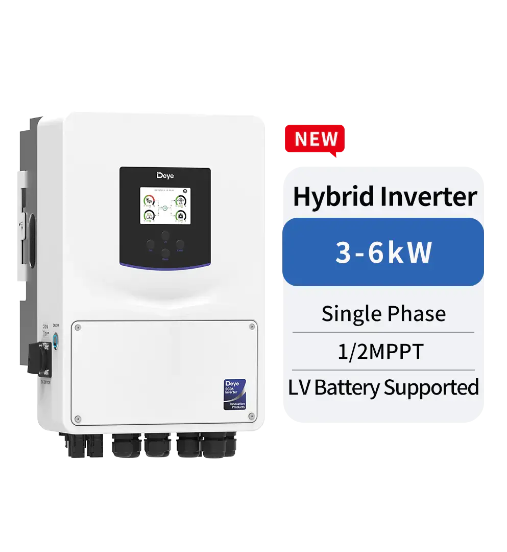 Single Phase Hybrid Inverter 3-6kW