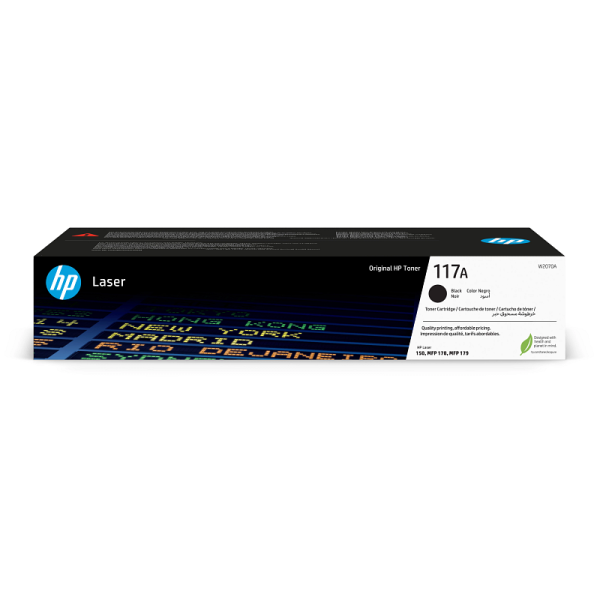 HP 117A Black Original Laser Toner Cartridge (W2070A)