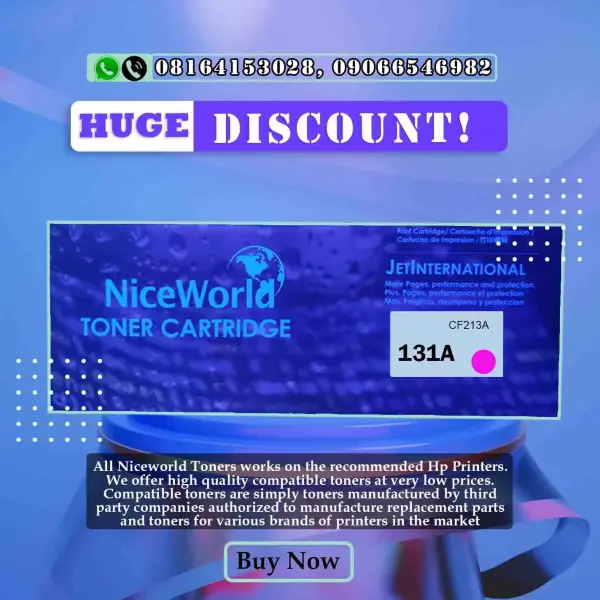 Niceworld 131A MAGENTA Compatible Toner Cartridge in Lagos