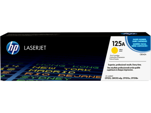 HP 125A Yellow Original LaserJet Toner Cartridge (CB542A)