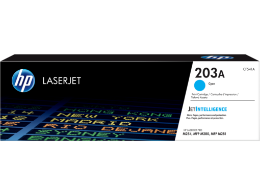 HP 203A Cyan Original LaserJet Toner Cartridge (CF541A)