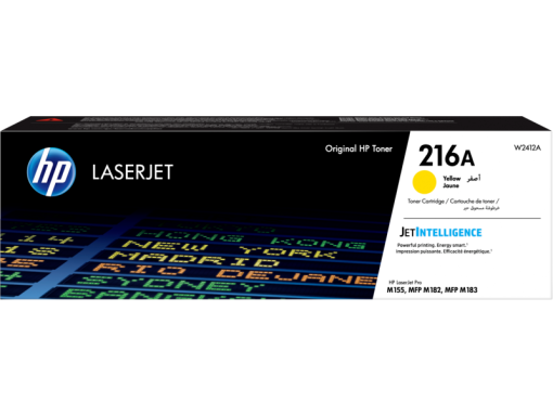 HP 216A Yellow Original LaserJet Toner Cartridge (W2412A)