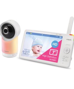 1080p Smart WiFi Remote Access 360 Degree Pan & Tilt Video Baby Monitor with 7