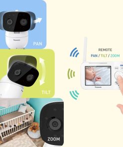 Panasonic Baby Monitor with Camera and Audio, 3.5” Color Video