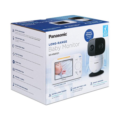 Panasonic Baby Monitor with Camera and Audio, 3.5” Color Video