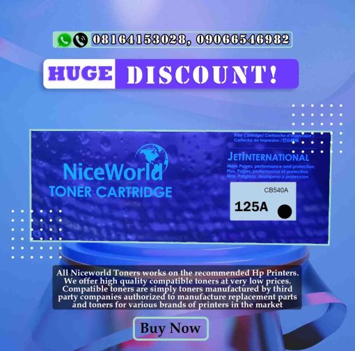 Niceworld 125A BLACK Compatible Toner Cartridge in Lagos