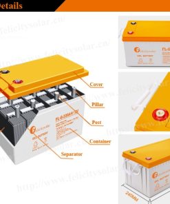 The battery float current is small (about 1/3 AGM battery), the floating charge lower energy consumption, less warming, and reduces battery thermal runaway risk.