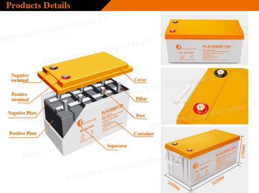 The battery float current is small (about 1/3 AGM battery), the floating charge lower energy consumption, less warming, and reduces battery thermal runaway risk.